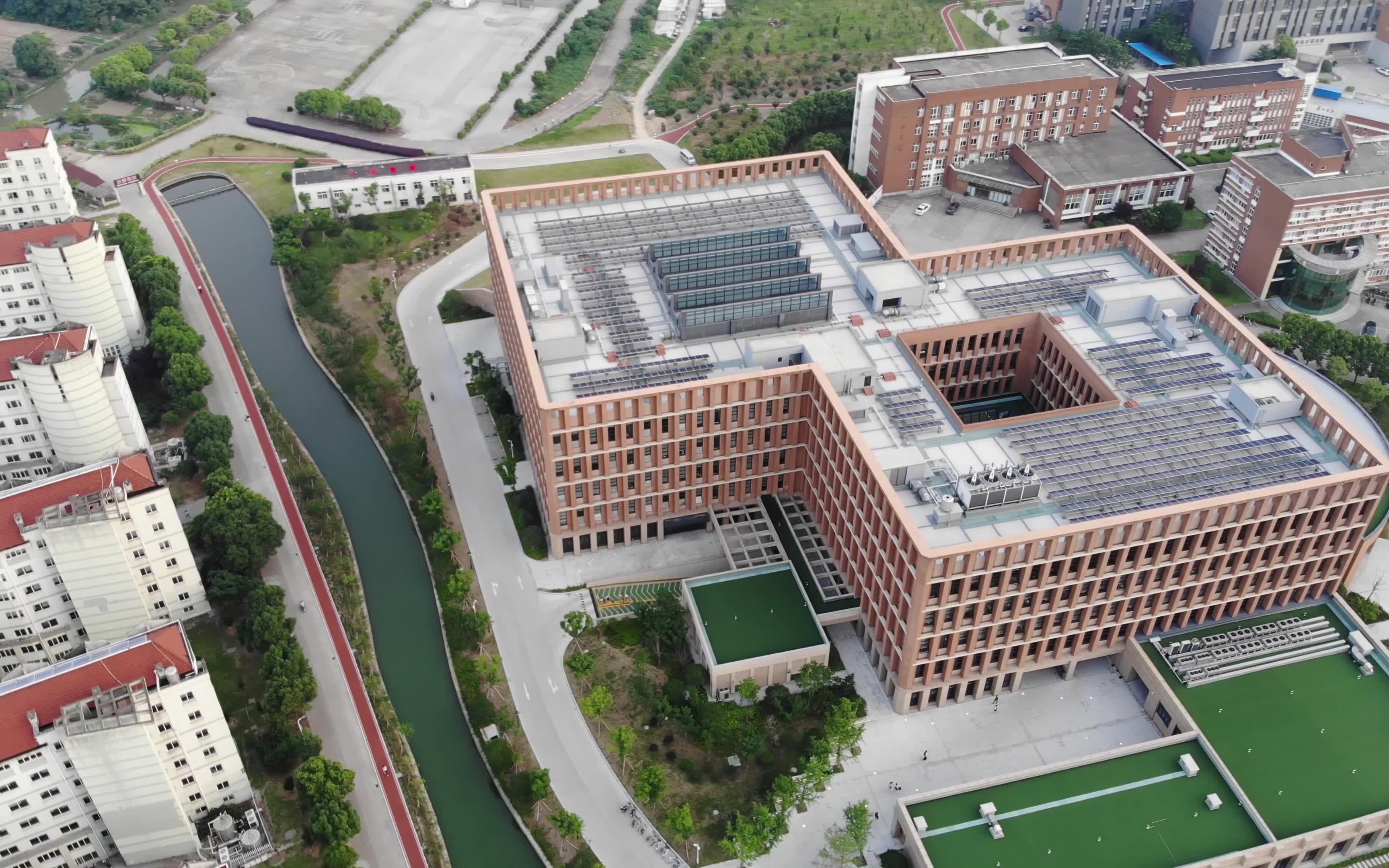 宁波大学 校园航拍 白鹭_哔哩哔哩_bilibili