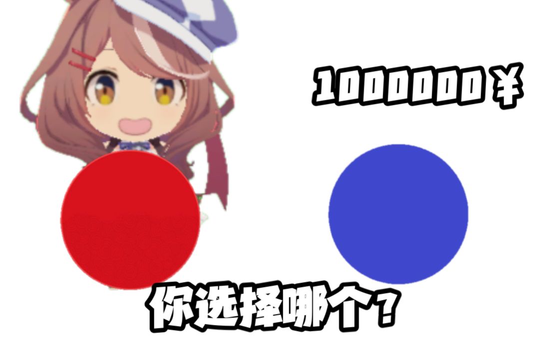 按下红色按钮就能获得一只傻了吧唧