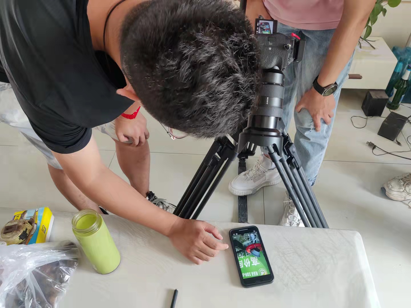 短视频拍摄现场