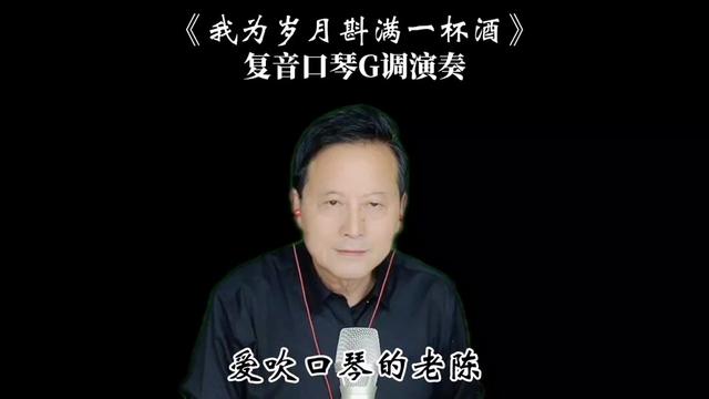 [图]《我为岁月斟满一杯酒》伤感催泪的旋律，复音口琴G调完整版演奏