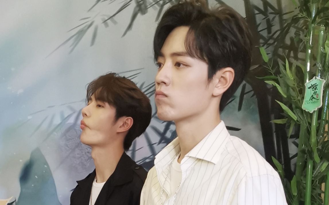 20190729陈情令见面会全程focus(王一博&肖战)