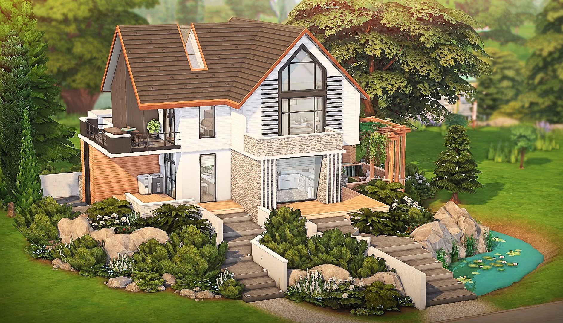 模拟人生4房子设计图图片