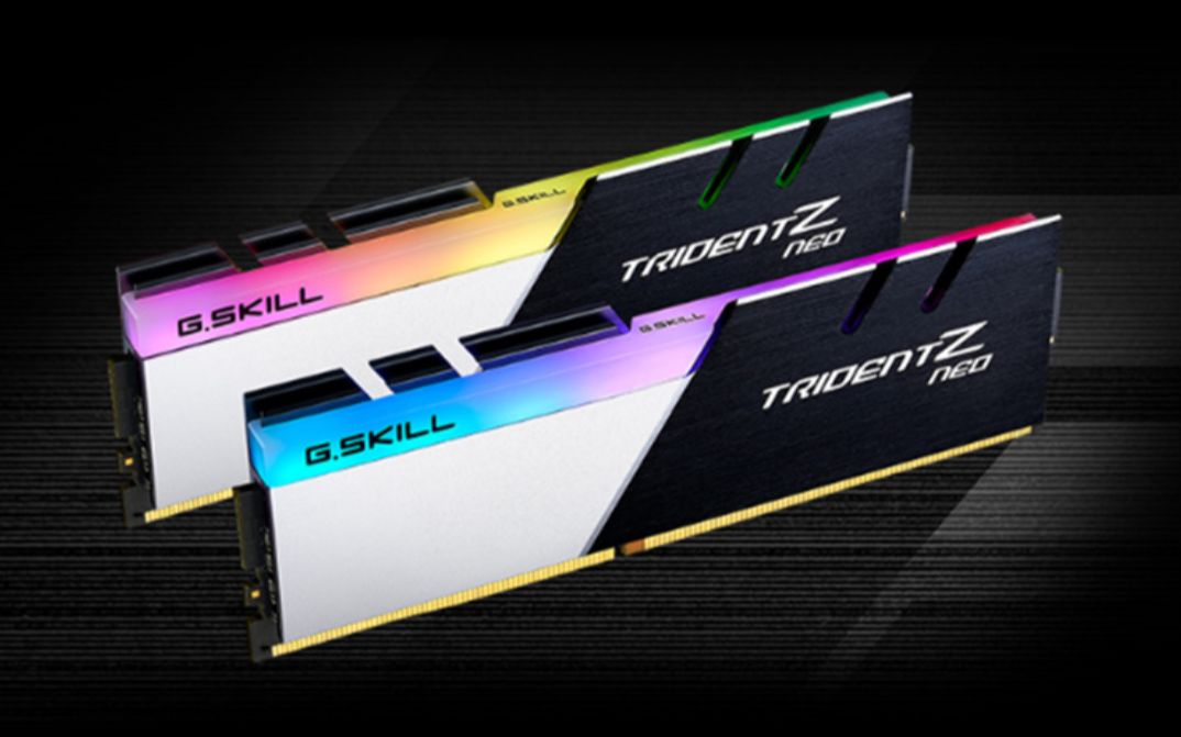 202013开箱芝奇焰光戟3600c1632g内存套条