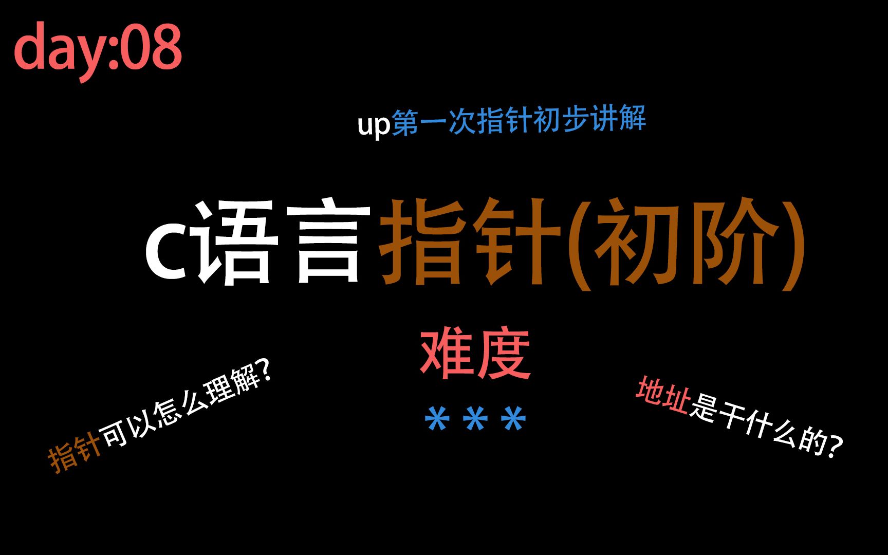 [图]【专升本c语言】指针初步讲解