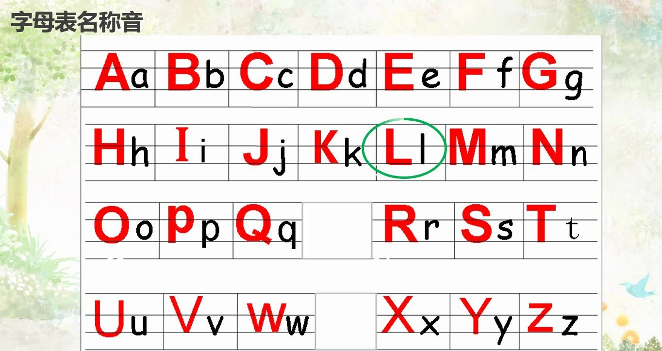 汉语拼音字母表,两种读音,有助于掌握音序查字法查字典,无背景音乐清晰版_哔哩哔哩 (゜-゜)つロ 干杯~-bilibili