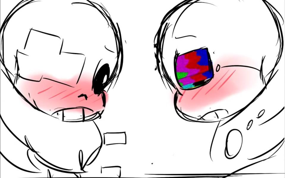 【undertale au】geno sans x t.v sans wedding tribute