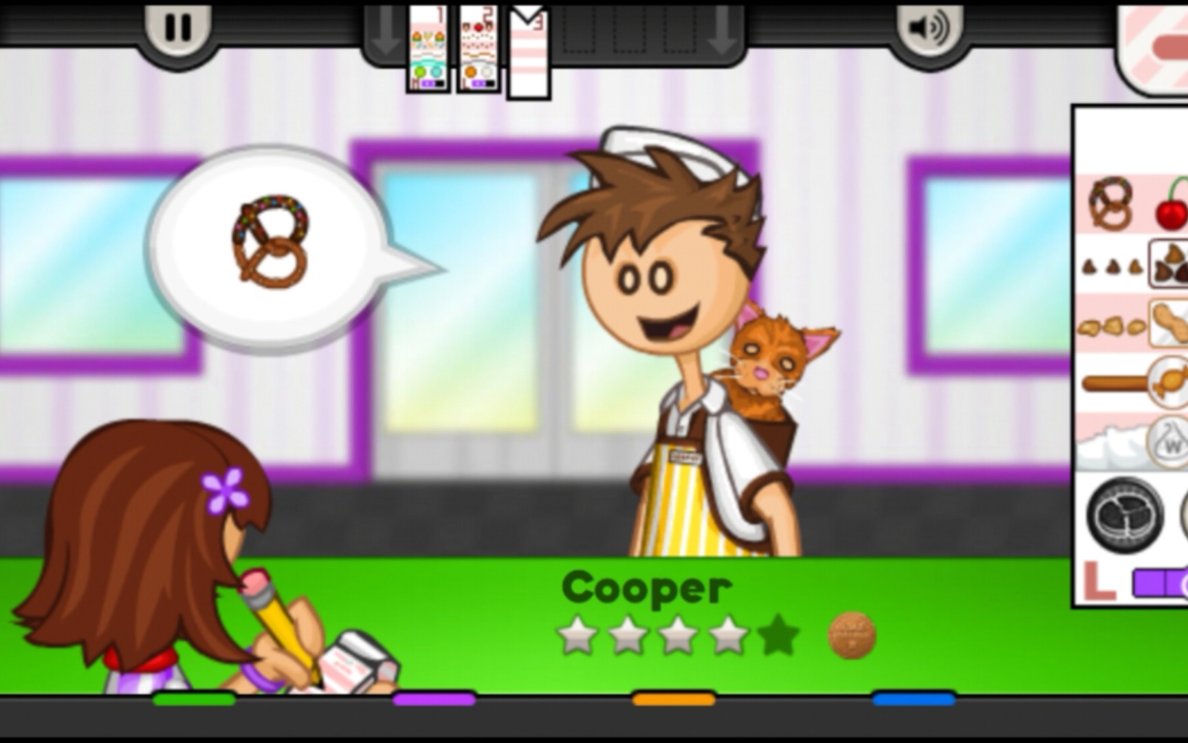 【老爹冰淇淋店】客人cooper 的订单