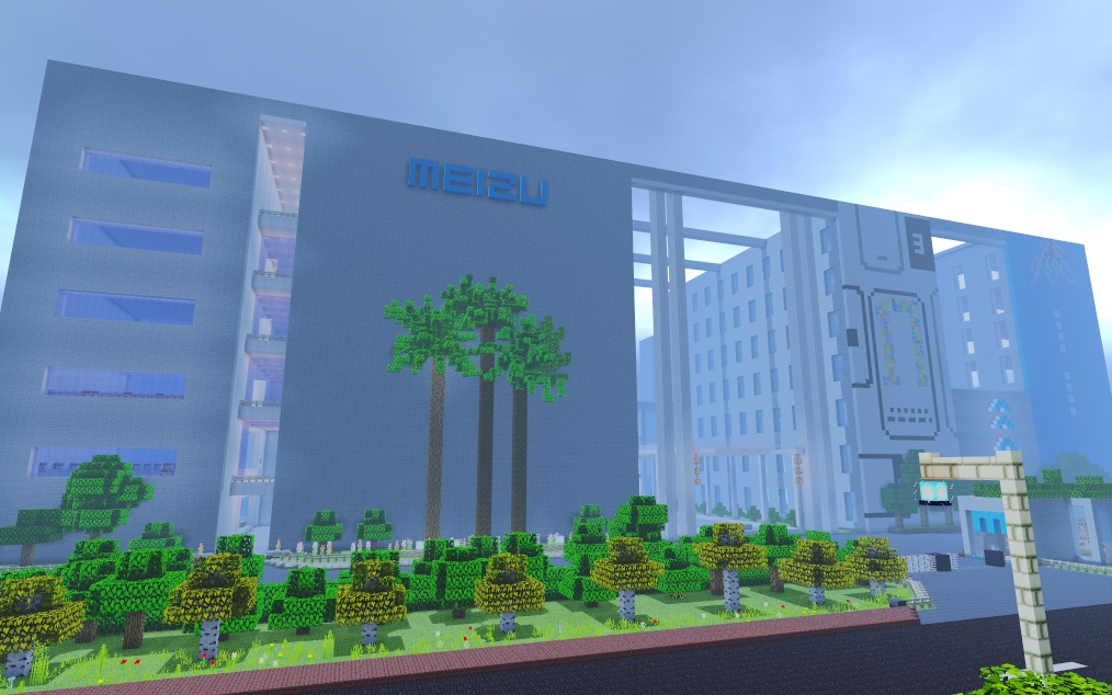 8人爆肝数周,在《我的世界》中90%还原出魅族总部大楼 - 来自狂热魅友