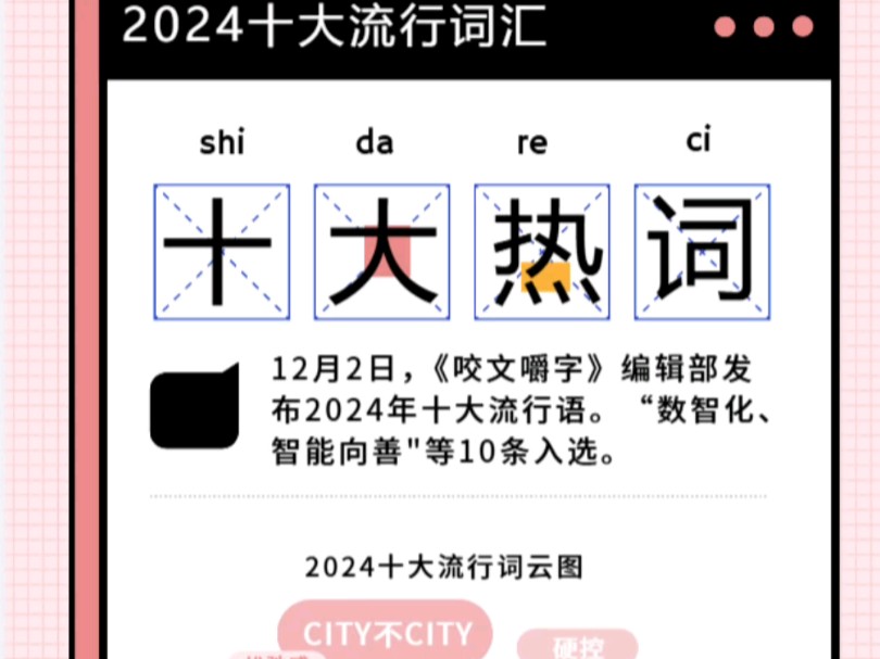 2024 年十大流行语大揭秘!你跟上潮流了吗?哔哩哔哩bilibili