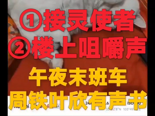 【午夜末班车系列恐怖故事】之接灵使者、楼上咀嚼声,周铁叶欣有声书广播剧哔哩哔哩bilibili