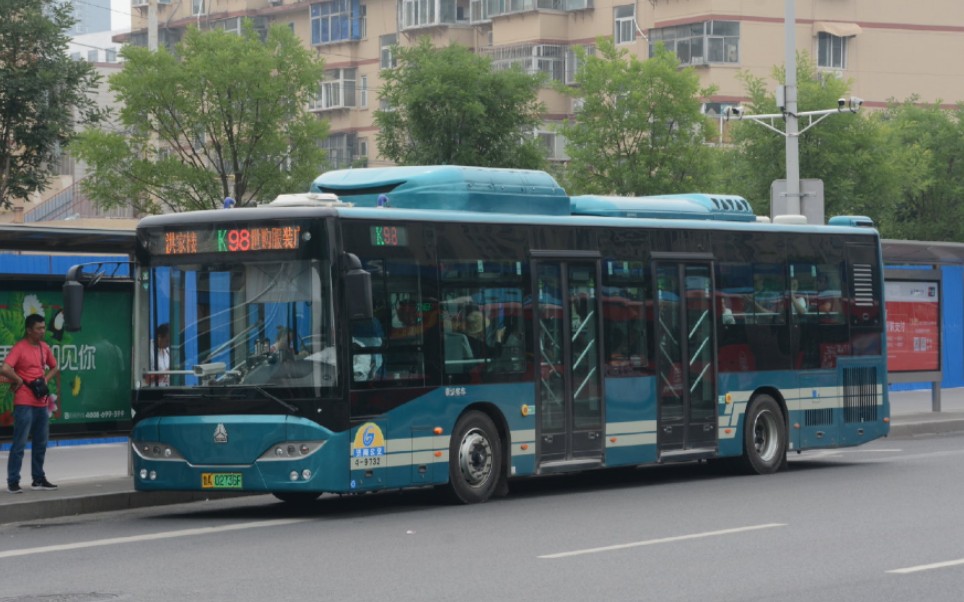 pov24济南公交b98路洪家楼世购服装广场上行夜景pov