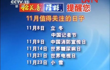 [图]2011.11.12CCTV13午夜新闻结束后广告