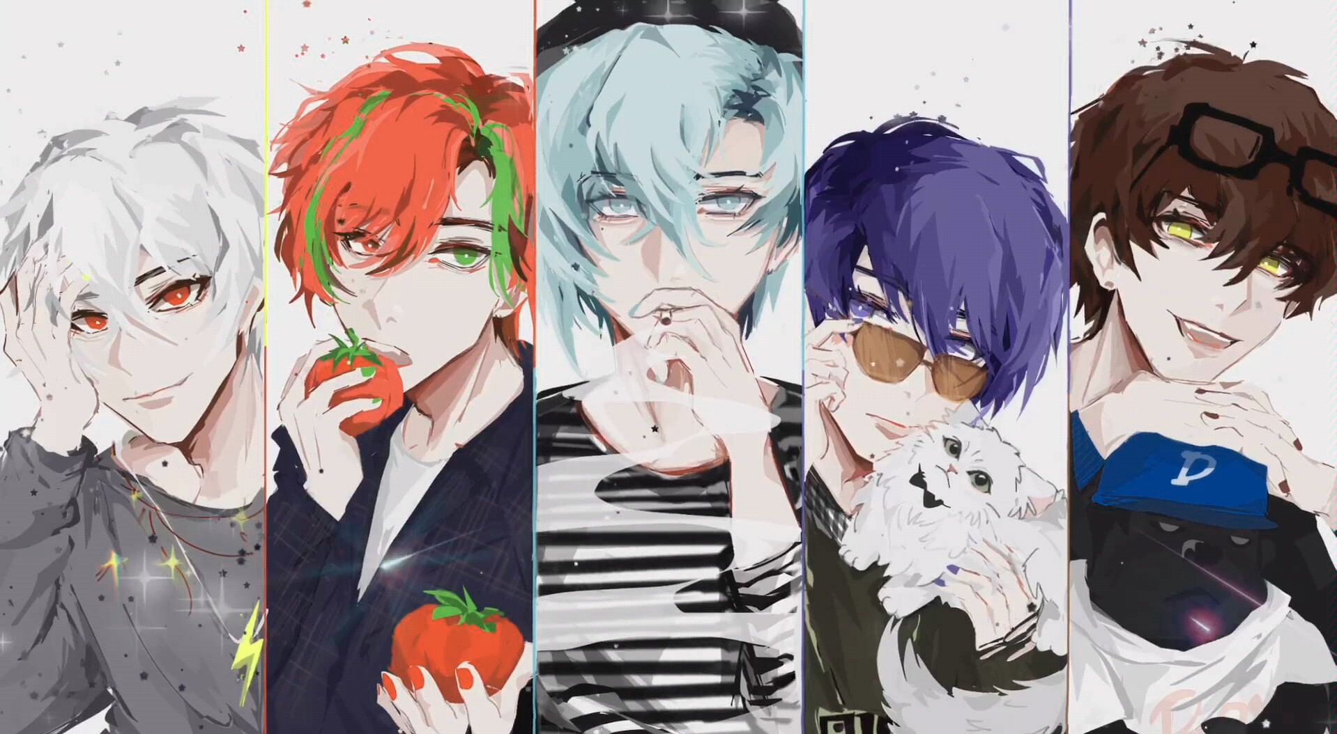 阴阳怪气五人小动画