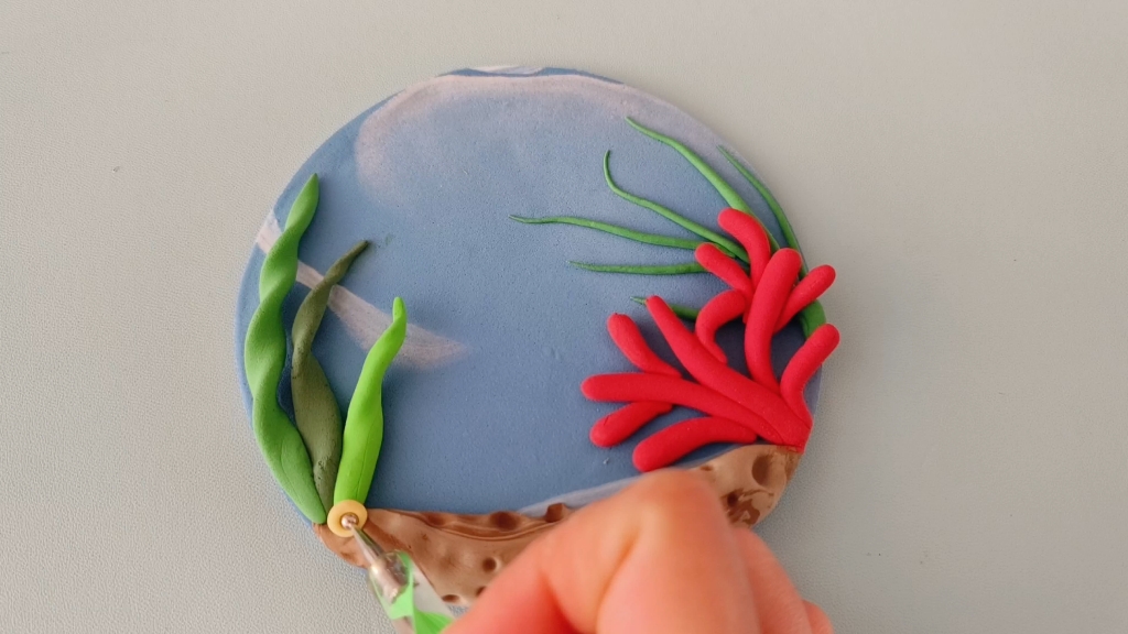 超轻粘土 | 河豚粘土画教程