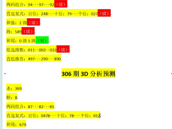 福彩3D306期哔哩哔哩bilibili