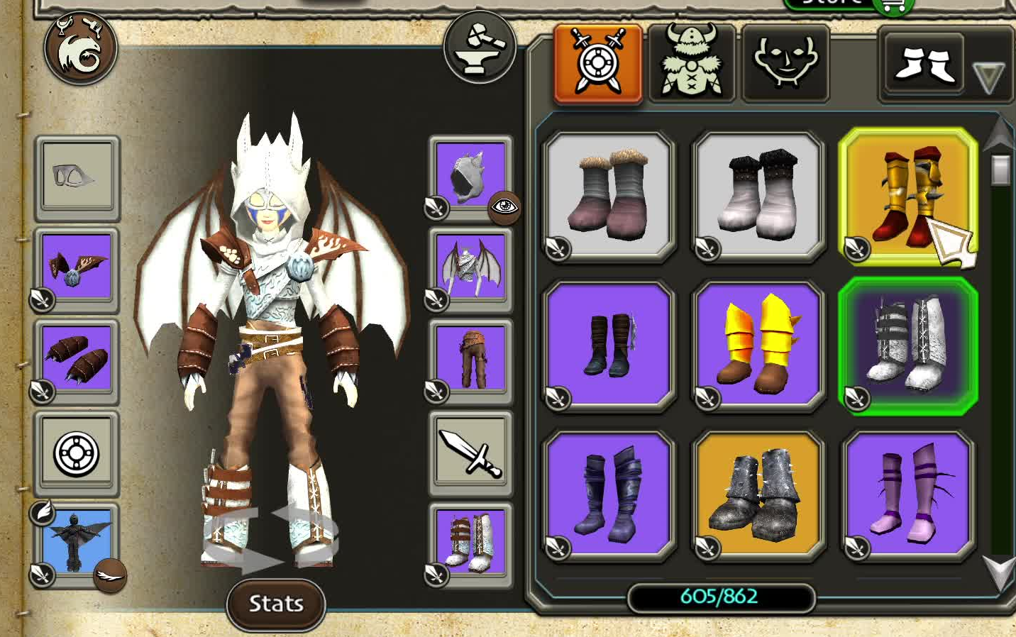 【驯龙学院】人物装备