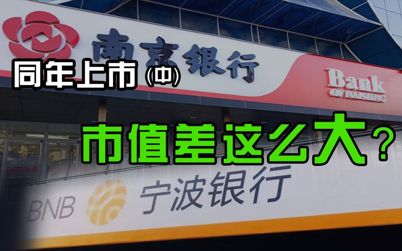 造成南京银行和宁波银行市值差异的根本性原因是哪些中哔哩哔哩bilibili