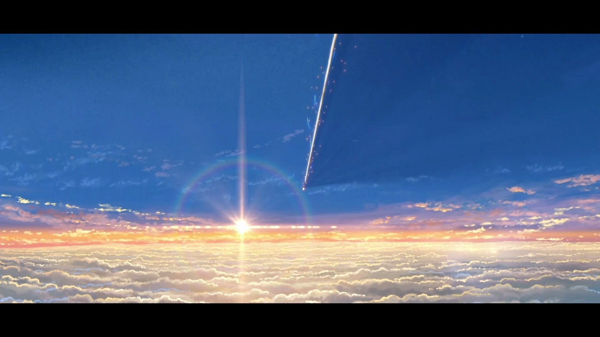 【你的名字】风景纯剪辑 每一帧都可以成为一副壁纸_哔哩哔哩 (゜-゜)