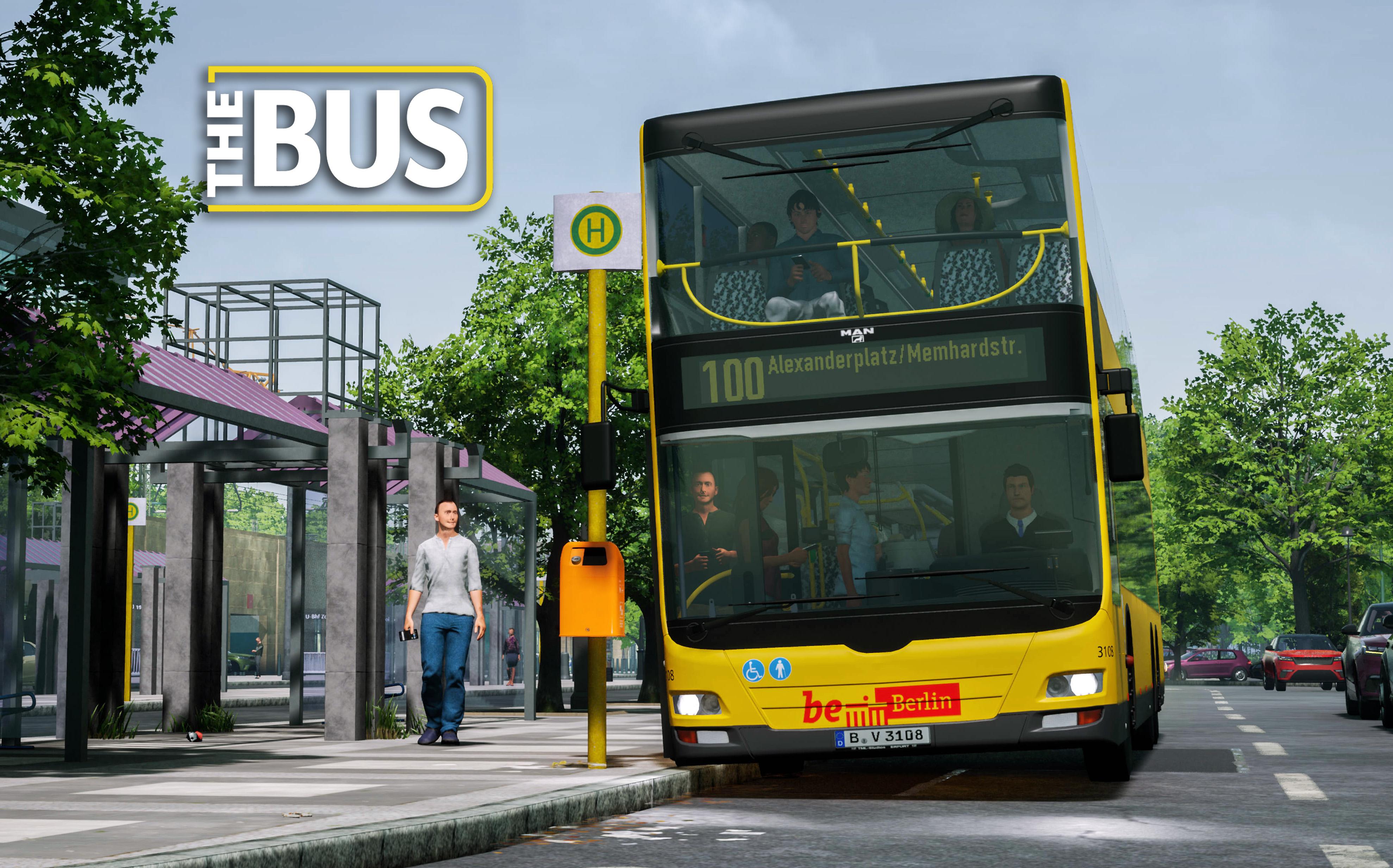 com体验下虚幻5环境下柏林的夜晚【thebus城市公交模拟· 柏