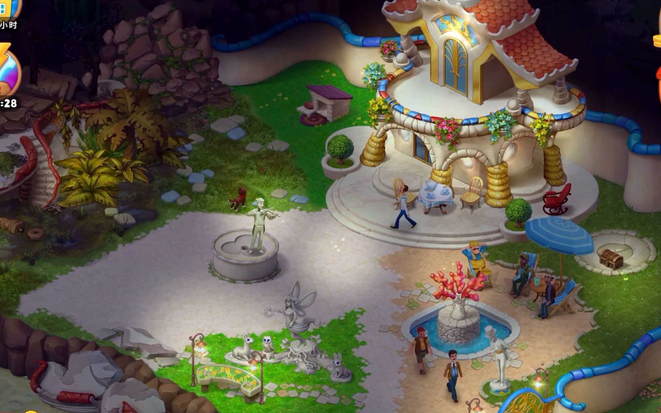 奥斯汀艰难修家之旅梦幻花园澈瓦多黎花园第一部分八音盒花园第12天