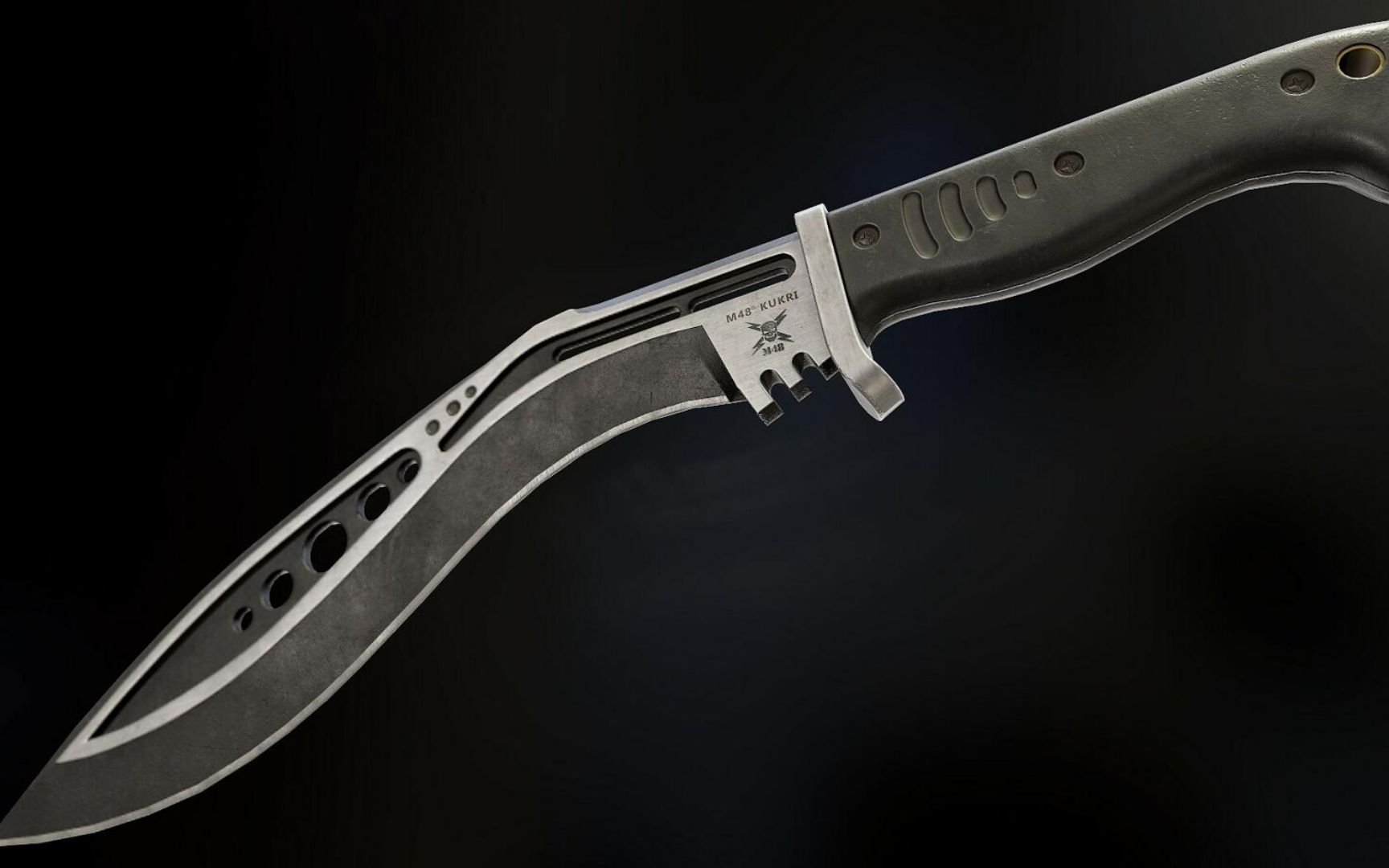 【3d教学】匕首模型的3d建模教学