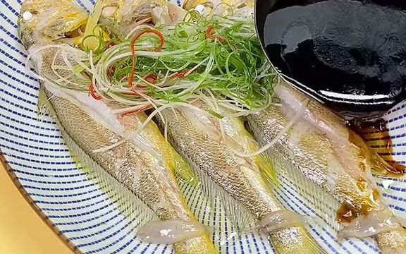 葱油野生小黄鱼