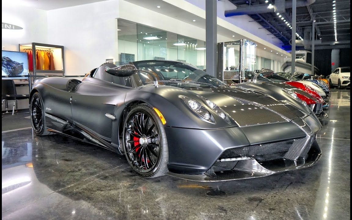 【4k】【车辆欣赏】全碳超跑 - 帕加尼花雅huayra