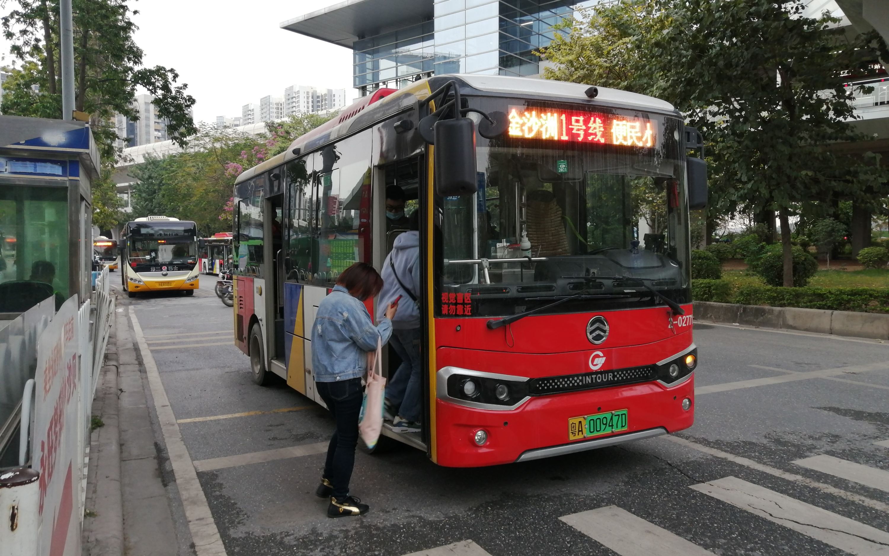 活动作品pov403广州公交便民车金沙洲便民1号线地铁沙贝站总站沙凤一