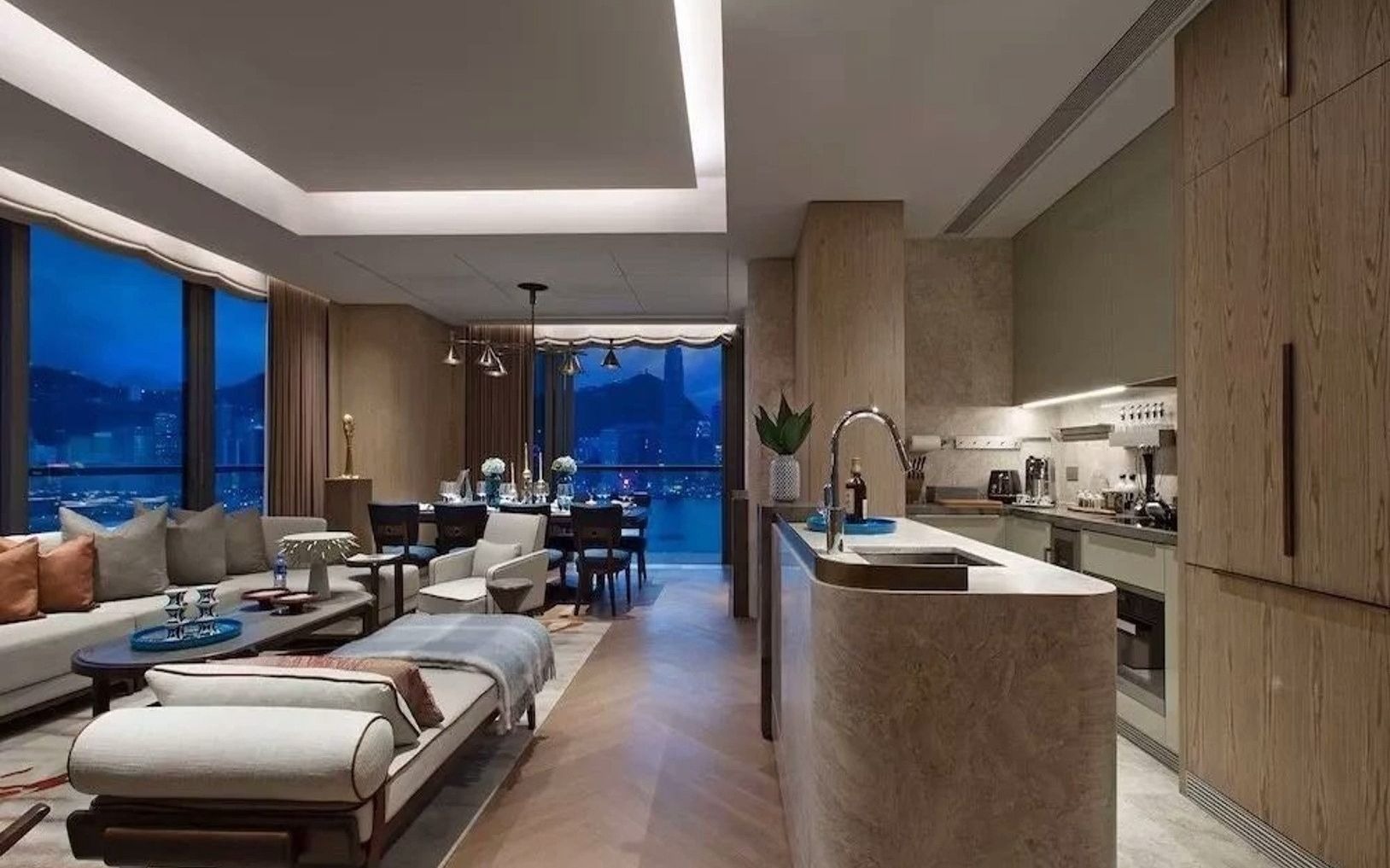 傅厚民作品介绍 #酒店案例 傅厚民作品 香港顶级酒店式公寓「k11