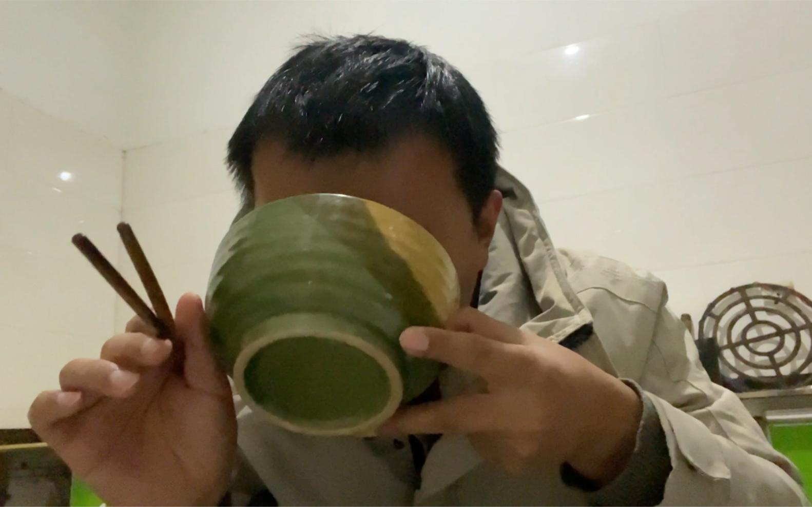 黄糊涂加咸菜,吃的香喷喷!