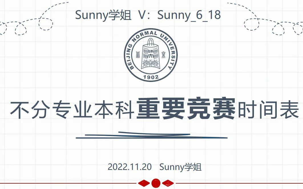 本科重要竞赛时间表|大创|大挑|小挑|三创赛|英语竞赛|数学建模|【请大数据推给本科生和准本科生!】哔哩哔哩bilibili