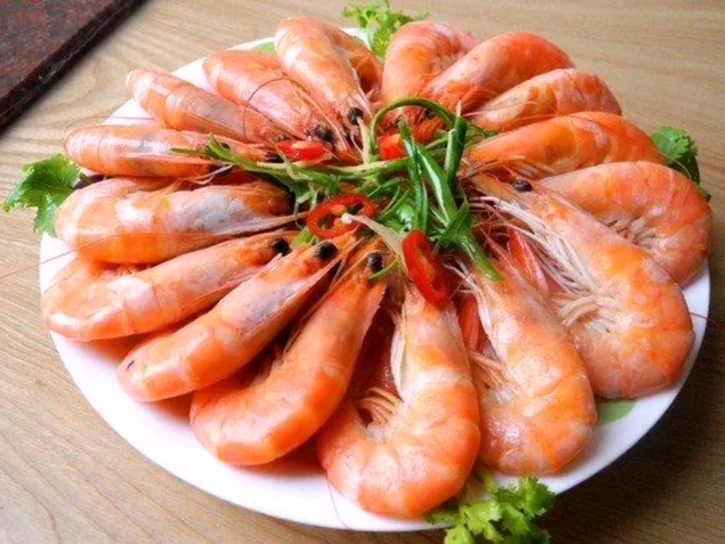 味道鲜美的清蒸大虾