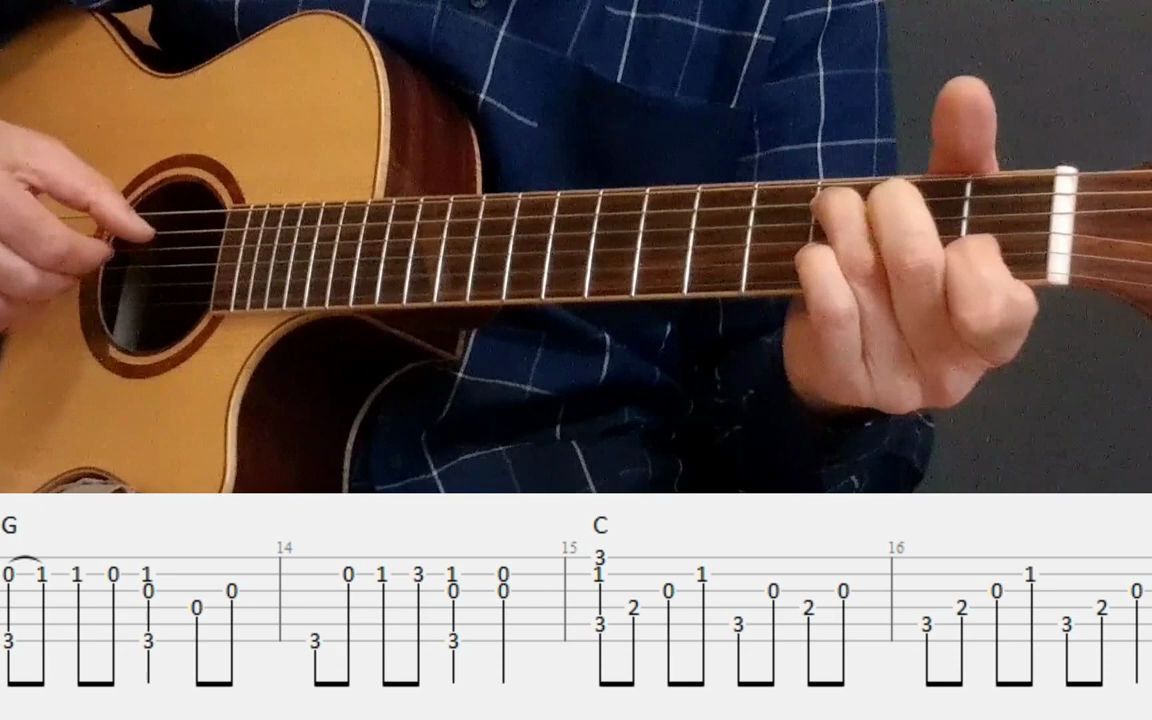 strangers in the night - frank sinatra - fingerstyle guitar