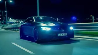 Download Video: BRUTAL Brabus GT700 Pops and Bangs Around Night Sofia  4K