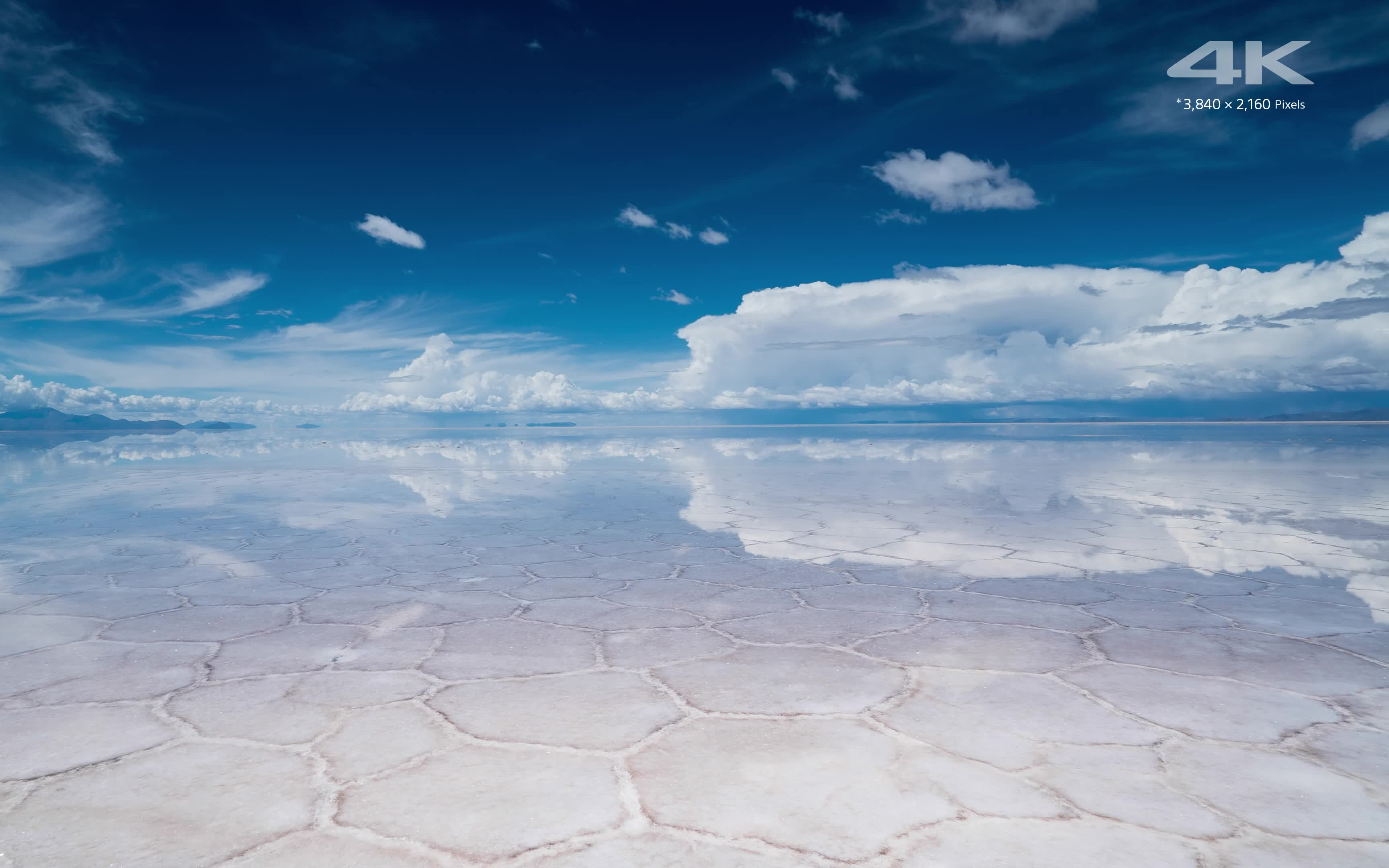 【4k】3,840×2,160pixels 天空之镜 uyuni 与上海风景,延时摄影作品
