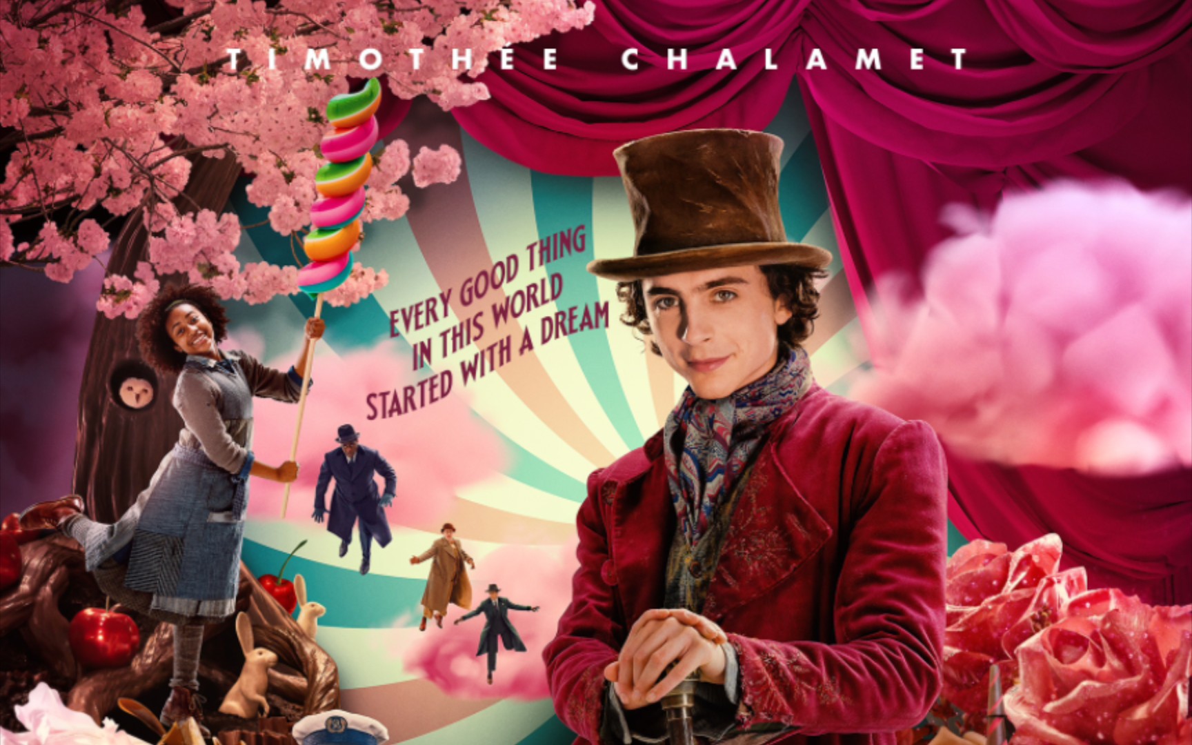 《查理和巧克力工厂》前传电影《旺卡》中国内地定档 提前北美一周