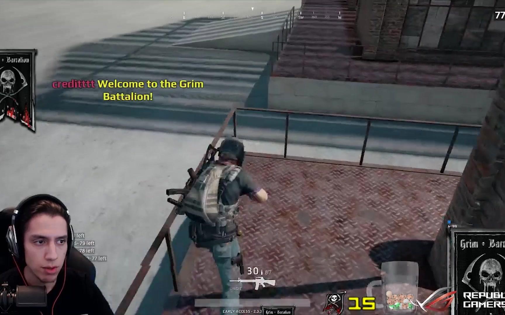 【grimmmz】g神成名时刻 awm马格南900m击杀 m4 awm15kills吃鸡 1080p