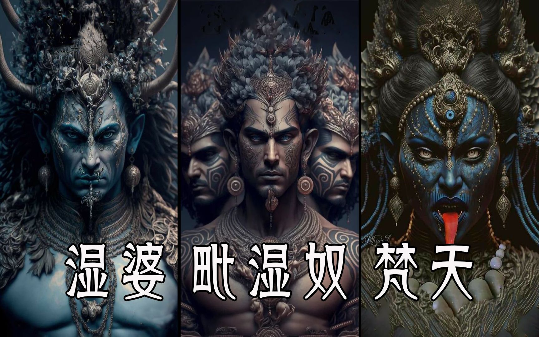 梵天,毗湿奴,湿婆,印度三大主神(听老怪飞他们段子)