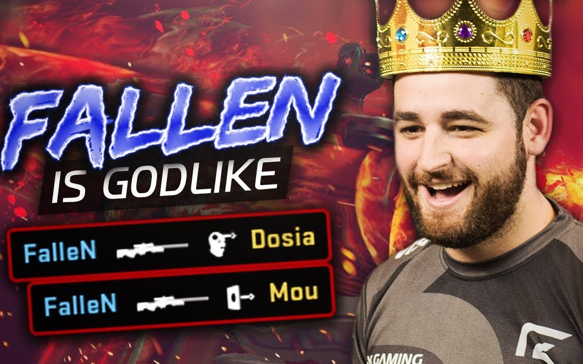 csgo-最佳时刻#124 s1mple vac! fallen is a god