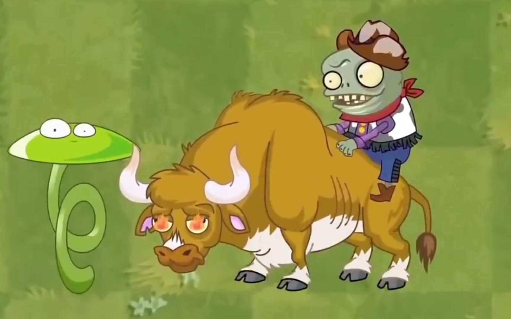 植物大战僵尸动画牛仔小鬼僵尸