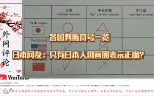 Download Video: 各国判断符号一览，日本网友质疑：只有我们画圈吗？