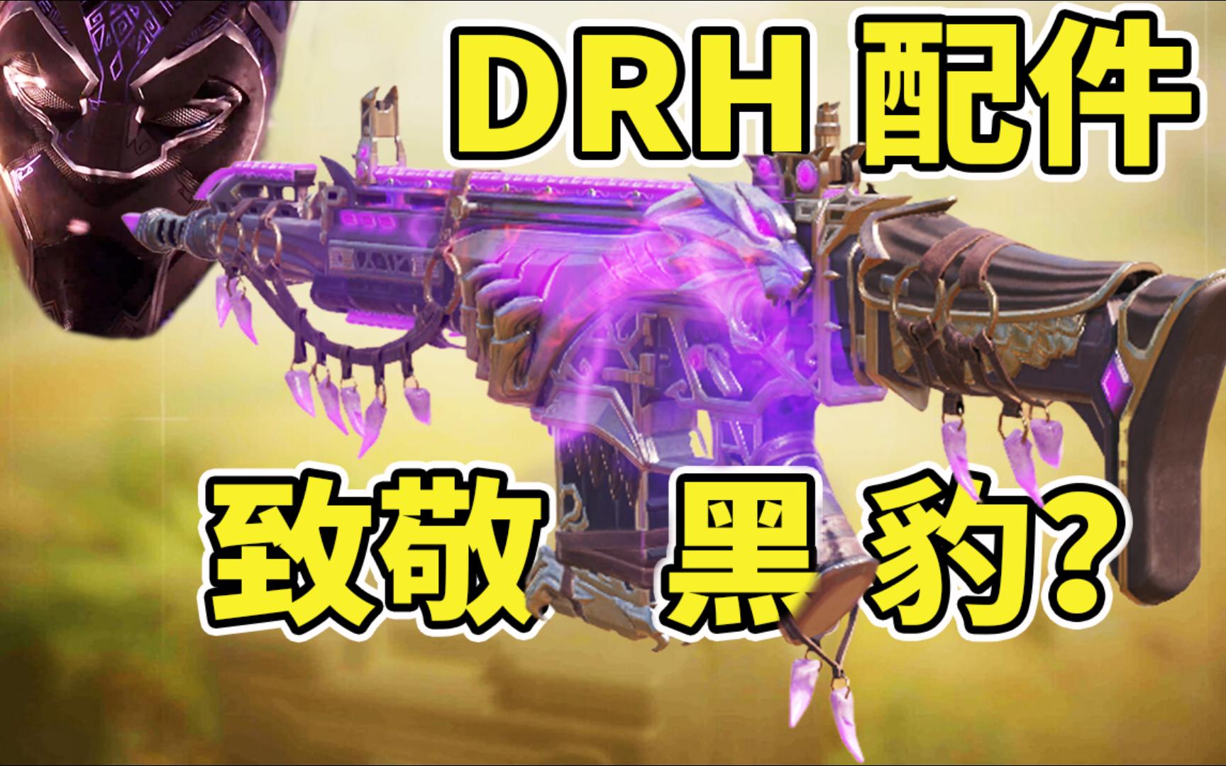 DRH配件推荐!致敬黑豹传说皮返场!哔哩哔哩bilibili使命召唤