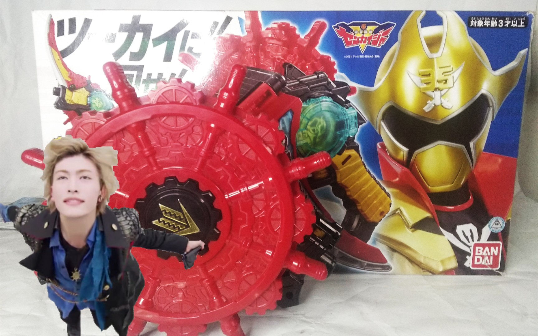 变身前为什么要跳舞啊喂机界战队全开者痛快凯撒变身器把玩