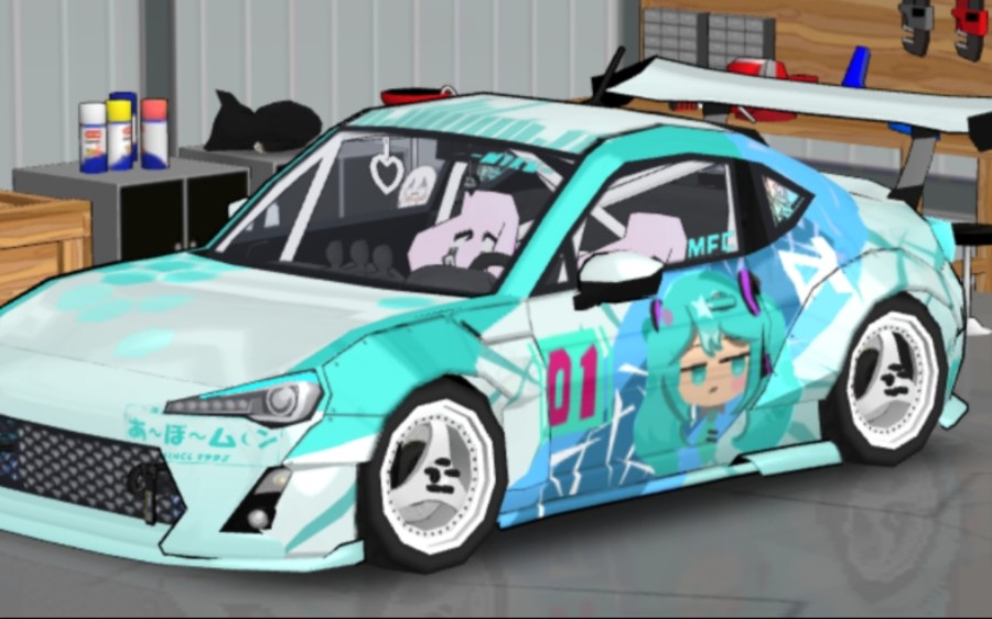 自制初音痛车!萌新的第一个作品!(原创)