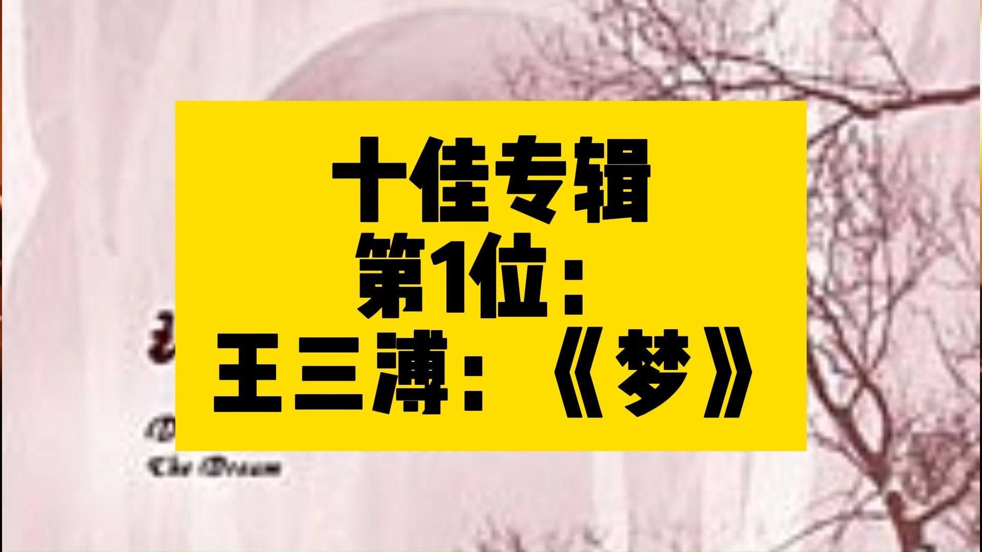 国产摇滚十佳专辑第1位:王三溥——《梦》哔哩哔哩bilibili