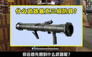 Télécharger la video: 什么武器最克三级防具？DBS已经很猛了，却进不了前三！