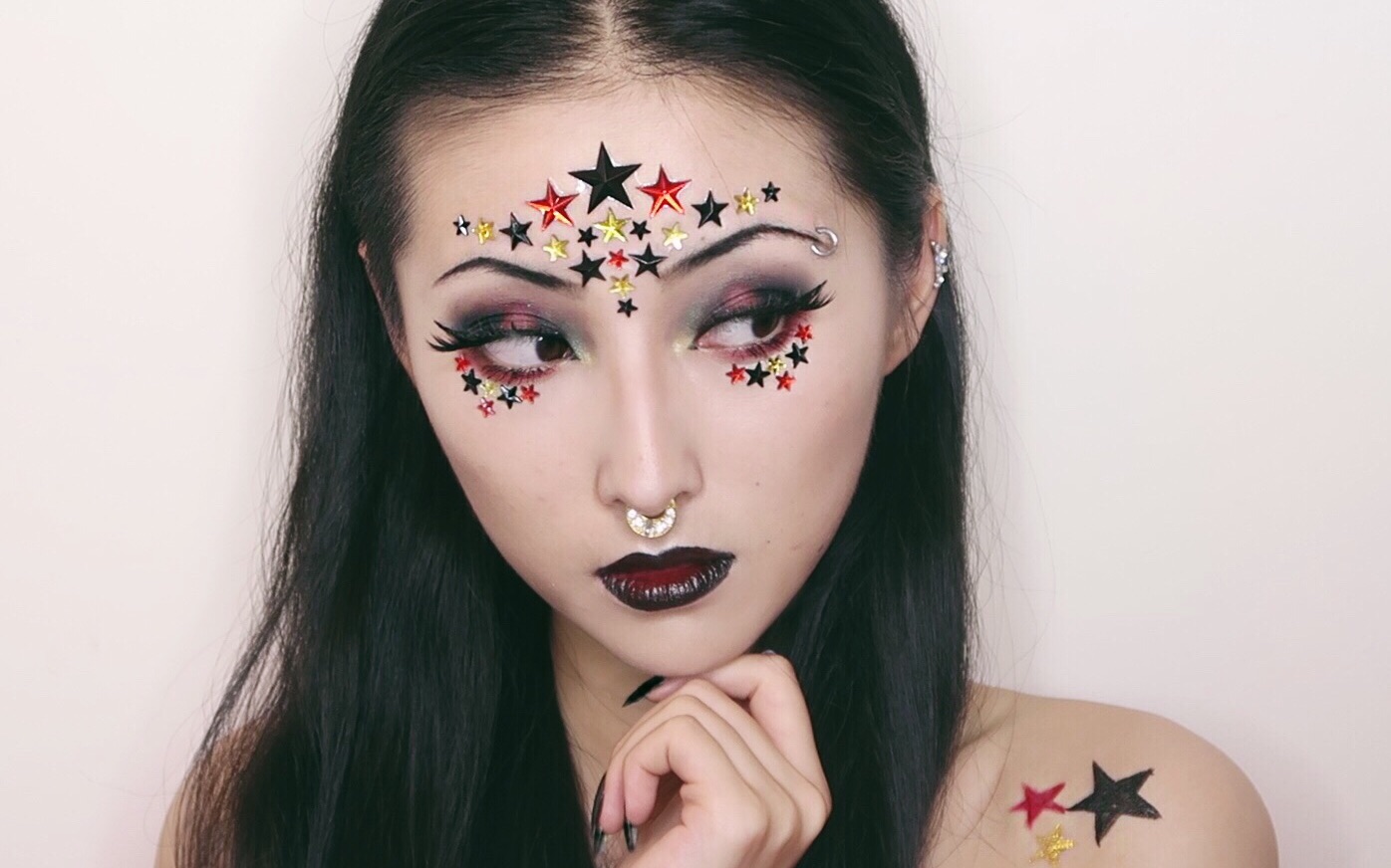 音乐节蹦迪妆容01_哔哩哔哩 (゜-゜)つロ 干杯~-bilibili