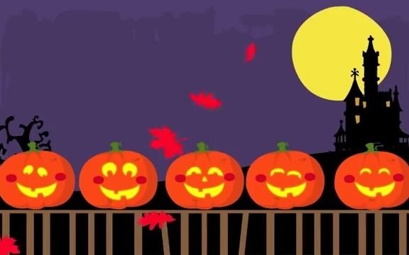 [图]Five Little Pumpkins Sitting On a Gate Halloween Songs for Kids