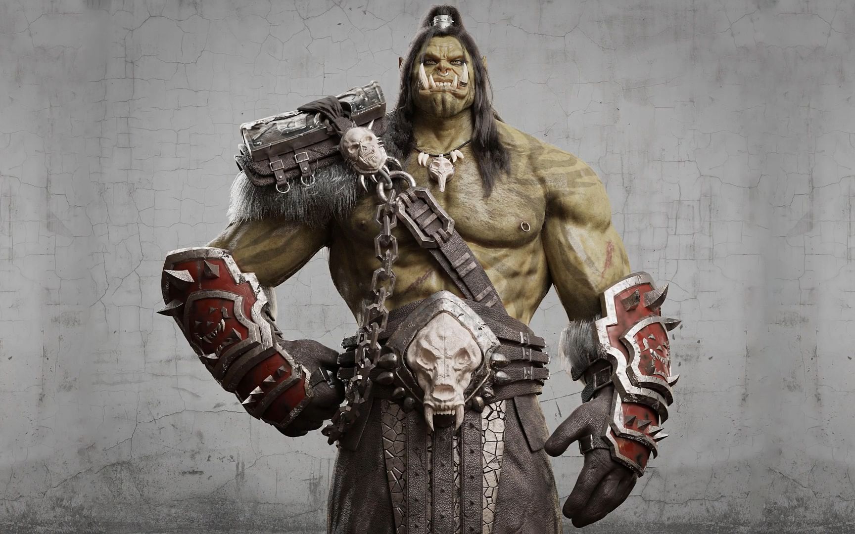 【blender 高级角色教程】 -兽人战士-第二部分(全2部)!