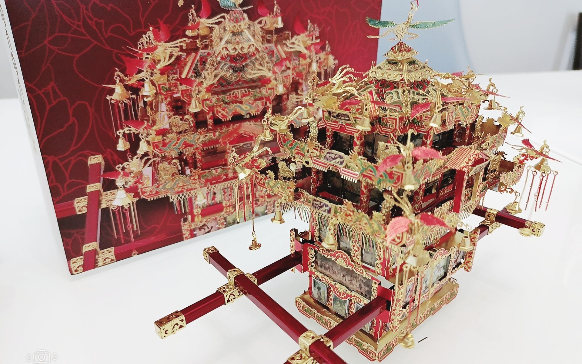 花轿模型,手工3d金属拼图
